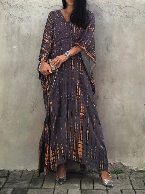Women's Breathable Cotton Maxi Dress | Relaxed Fit Summer Resort Wear 8