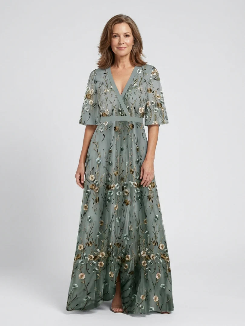 Women's Floral Cotton Maxi Dress | Elegant Boho Summer Dress in Plus Size 2