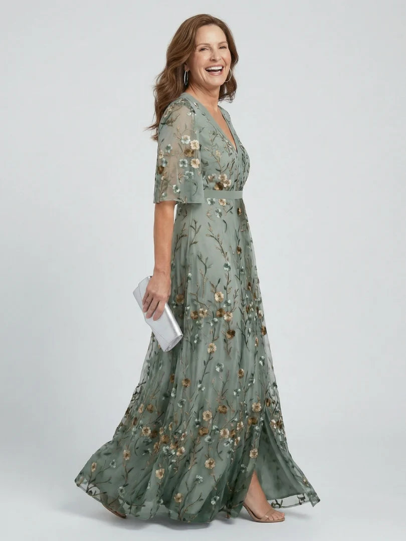 Women's Floral Cotton Maxi Dress | Elegant Boho Summer Dress in Plus Size 4