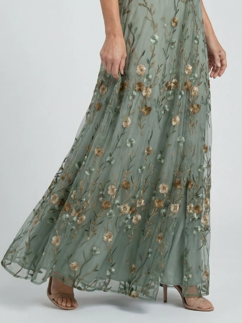 Women's Floral Cotton Maxi Dress | Elegant Boho Summer Dress in Plus Size 5