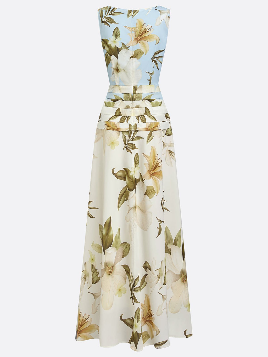 Women's Floral Print Maxi Dress | Elegant Sleeveless Summer Dress 4