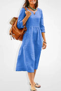 Women's Lightweight Flowing Maxi Dress | Elegant Casual Summer Dress 0