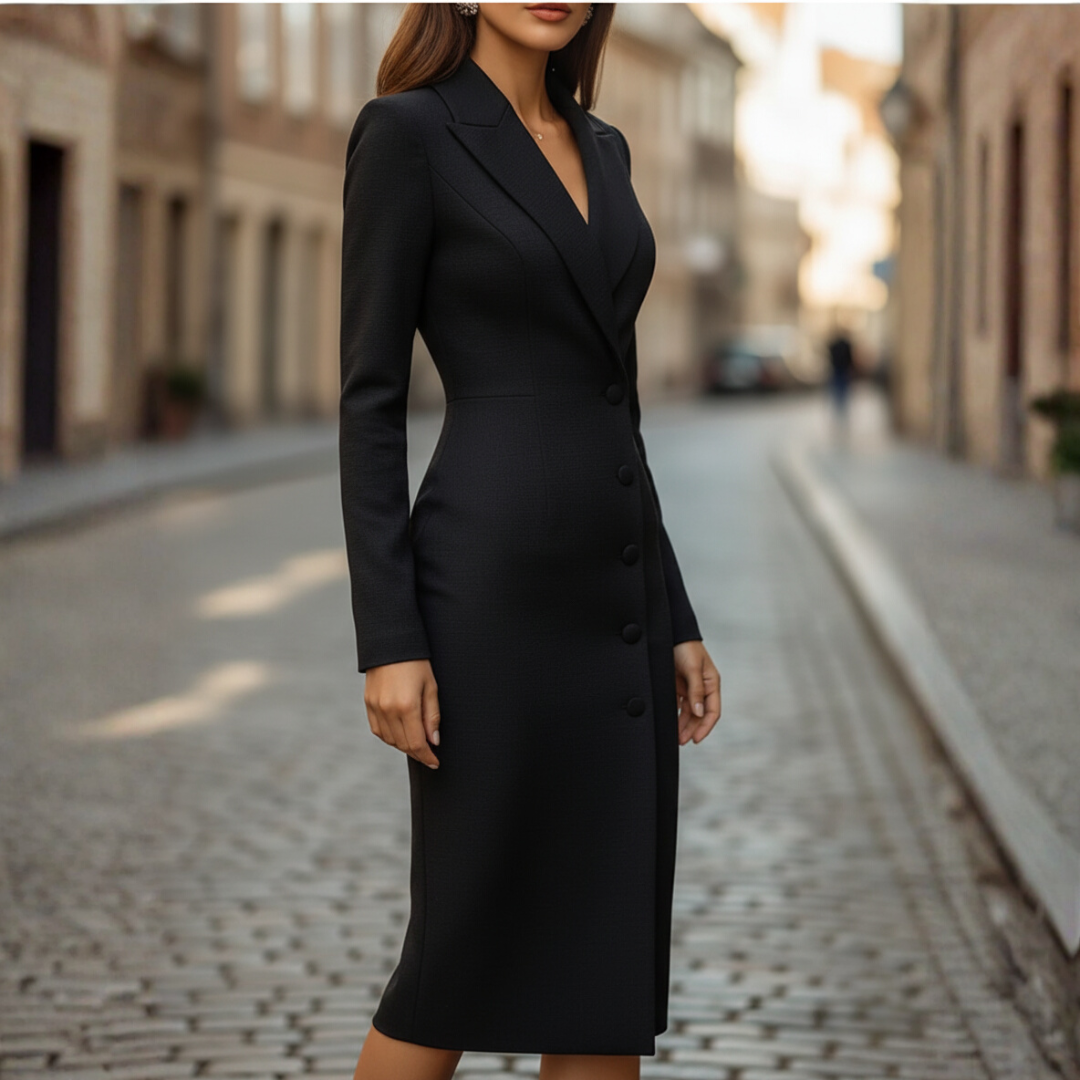 Aurenza | Tailored Midi Blazer Dress